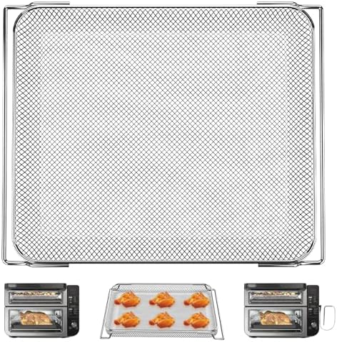 GWY Replacement Parts for Ninja DCT451 DCT401 DCT402BK 12 in 1 Smart Double Oven, 13''×12.6'' Steel Toaster Oven Basket Replacements Parts Accessories for Ninja DCT601 DCT651 Smart Oven by GWY