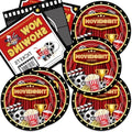 40Pcs Movie Night Party Supplies, Now Showing Themed Plates and Napkins Set, Serves 20 Guests, Perfect for Movie Night Party Decorations by UkralMagic