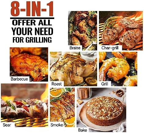 Z GRILLS Wood Pellet Grill Smoker with PID Control, Rain Cover, 700 sq. in Cooking Area for Outdoor BBQ, Smoke, Bake and Roast, 700D - Image 4
