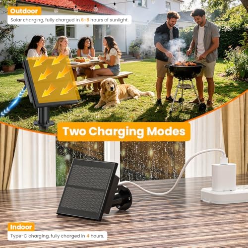 50FT G40 Solar String Lights Outdoor Waterproof IP65 with USB-Charging - Image 5