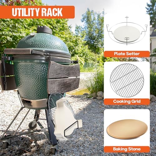 onlyfire Grill Grate Rack Fits for Large Medium Big Green Egg Ceramic Grill - Image 4