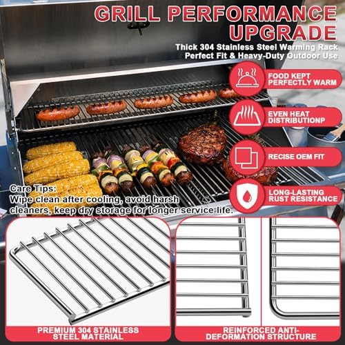 47004 BBQ Warming Rack for Bull 30 Inch 47629 26002 67530 Grill Accessories - Image 5