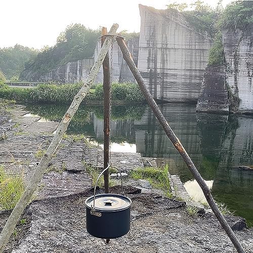 Stainless Steel Camping Tripod Board,Turn Branches into Campfire Tripod - Image 4