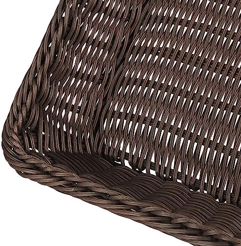 3 PCS 16 Inch Wicker Bread Basket, Woven Serving Basket, Tabletop Food Serving Basket for Restaurant, Bakery, Family Party, Hotel Serving, Fruits, Vegetables and Snacks, coffee, by GNIEMCKIN - Image 3