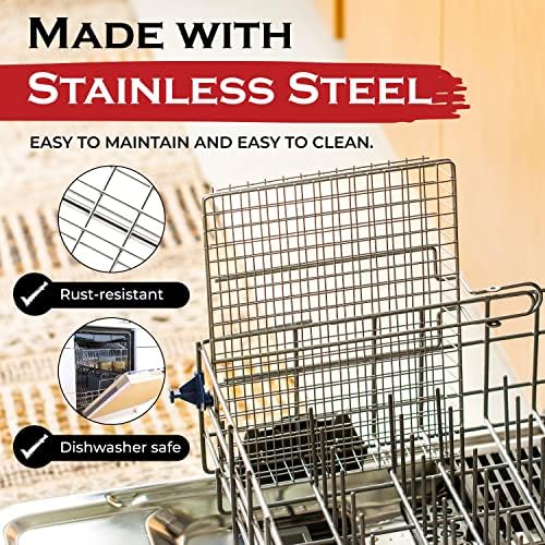 SHIZZO Grill Basket Gift Set with Skewers, Basting Brush, Gift Box - Image 6