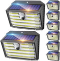 CLAONER Solar Lights Outdoor [ /126 LED], Wireless Motion Sensor Lights, IP65 Waterproof Security Lights 3 Modes, 270° Lighting Angle, Ultra-Bright Wall Lights for Deck Patio Fence Garage by Claoner