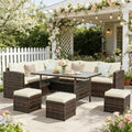 Wisteria Lane 7 Piece Patio Furniture Set, Patio Sectional for All Weather by WisteriaLane