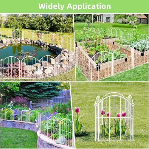 Decorative Garden Fence, 17in (H) x 30ft(L) No Dig Fence - Image 5