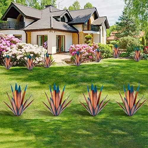 Homight Metal Tequila Country Sculpture DIY Tequila Plant Home Decor Country Tequila Garden Ornament Indooutdoor Statuette Patio Lawn Patio Stake Decoration Gift to The Garden - Image 6