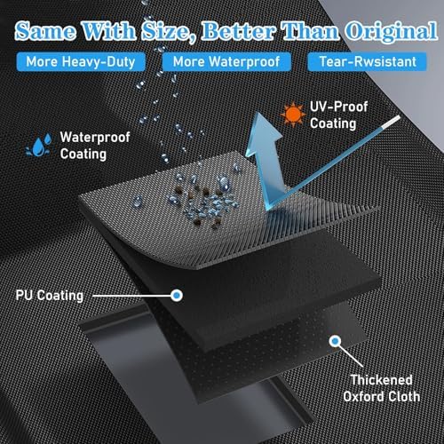 Utheer Grill Cover for Weber Searwood 600, 600D Waterproof 3400145 - Image 3