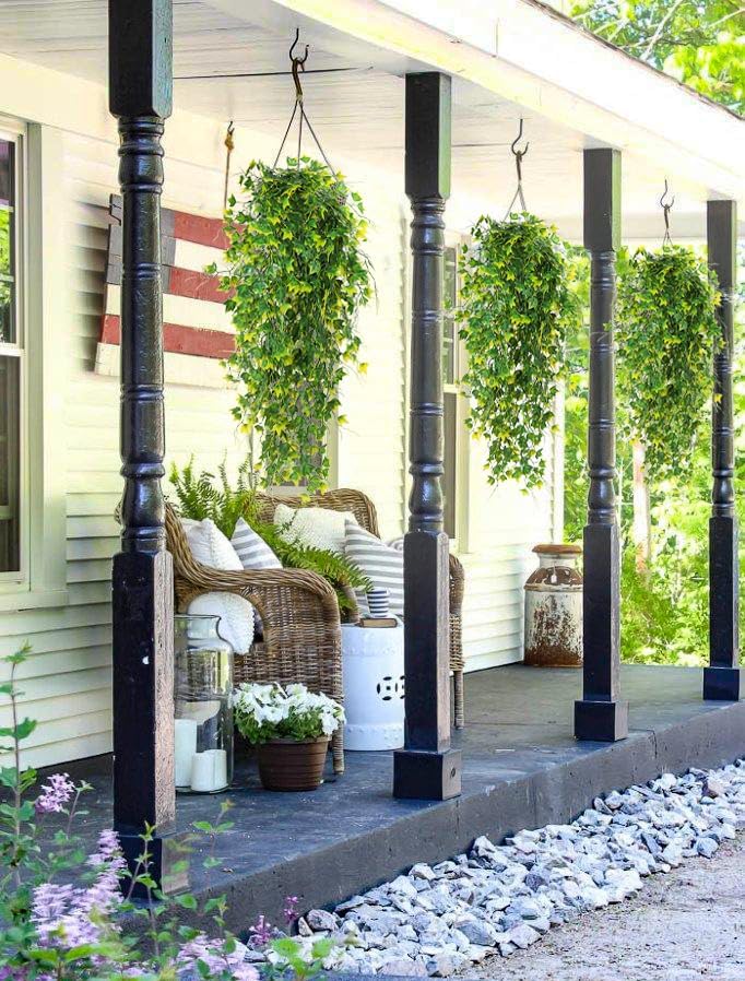 RECUTMS 3Pcs Artificial Plant Fake Hanging Ivy Faux Ivy with Yellow Leaf - Image 6